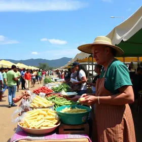 Feira do Jaderlândia: comércio popular e alimentos regionais