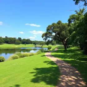 Parque Ambiental Antônio Danúbio: trilhas, lago e área verde